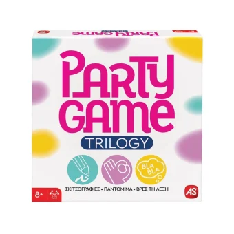 Επιτραπέζιο Παιχνίδι Party Game Trilogy για 3-16 Παίκτες 8+ Ετών AS 1040-25148