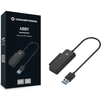 Conceptronic USB 3.0 σε SATA 5Gbs Μαύρο ABBY01B