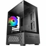 Mars Gaming MC-SE2 Gaming Midi Tower Κουτί Υπολογιστή με Πλαϊνό Παράθυρο Μαύρο TACMARS-MCSE2