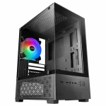 Mars Gaming MC-SE2 Gaming Midi Tower Κουτί Υπολογιστή με Πλαϊνό Παράθυρο Μαύρο TACMARS-MCSE2 - Image 2