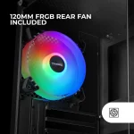 Mars Gaming MC-SE2 Gaming Midi Tower Κουτί Υπολογιστή με Πλαϊνό Παράθυρο Μαύρο TACMARS-MCSE2 - Image 8
