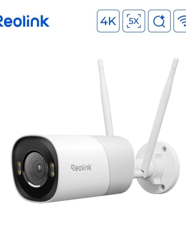 Reolink RP-WCB8MZ IP Κάμερα Παρακολούθησης Wi-Fi 4K Αδιάβροχη με Ηχείο και Φακό 2.7-13.5mm