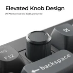 Keychron V3 Ultra 8K V3U-D4 Ασύρματο Gaming Μηχανικό Πληκτρολόγιο με Keychron Silk POM Banana διακόπτες και RGB φωτισμό (Αγγλικό US) - Image 3