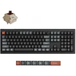 Keychron V6 Ultra 8K V6U-D3 Ασύρματο Gaming Μηχανικό Πληκτρολόγιο με Keychron Silk POM Brown διακόπτες και RGB φωτισμό (Αγγλικό US)