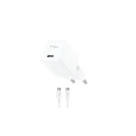 TTEC Φορτιστής GaN με Θύρα USB-C και Καλώδιο USB-C - USB-C 30W Power Delivery Λευκός (SmartCharger) 2SCG30CB - Image 2