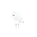 TTEC Φορτιστής GaN με Θύρα USB-C και Καλώδιο USB-C - USB-C 30W Power Delivery Λευκός (SmartCharger) 2SCG30CB - Image 3