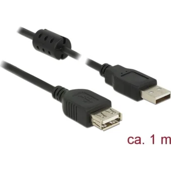 DeLock USB 2.0 Cable USB-A male - USB-A female 1m (84883)
