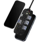 Baseus Acmejoy USB 3.0 Hub 2 Θυρών με σύνδεση USB-C Γκρι WKJZ010513 - Image 7