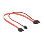 DeLock 13-Pin SATA III - 7-Pin SATA III Cable 30cm Κόκκινο (84848) - Image 2