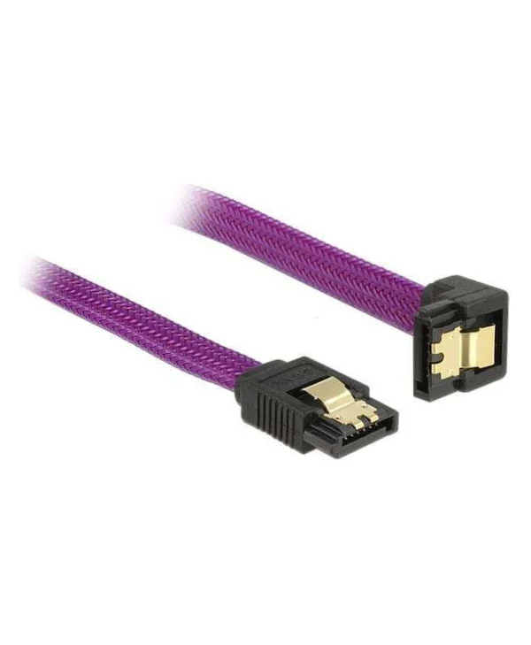 DeLock 7-Pin SATA II - 7-Pin SATA II Cable 50cm Μωβ (83696)