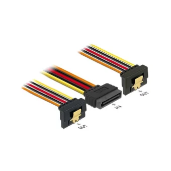 DeLock 15-Pin Sata - 15-Pin Sata Cable 0.15m Πολύχρωμο 60145