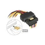 DeLock 15-Pin Sata - 15-Pin Sata Cable 0.15m Πολύχρωμο 60145 - Image 2