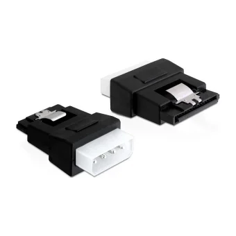 DeLock SATA male - Molex male Μαύρο 82325