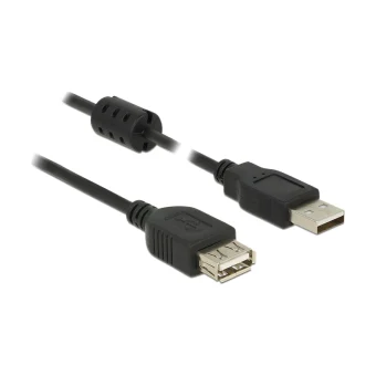 DeLock USB 2.0 Cable USB-A male - USB-A female 5m (84887)