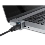 Delock Mini Usb Hub 64359 2x Θυρών Usb 3.2 10gbps Usb-c Σύνδεση Γκρι - Image 3