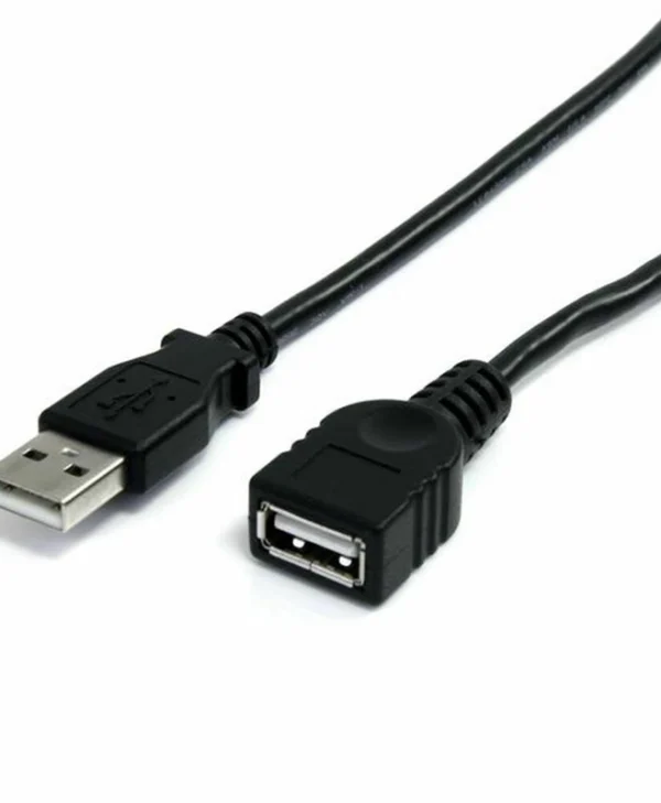 StarTech USB 2.0 Cable USB-A male - USB-A female Μαύρο 0.9m (USBEXTAA3BK)