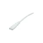 Value IEC C7 - Euro Cable 1.8m Λευκό 19.99.2095 - Image 2