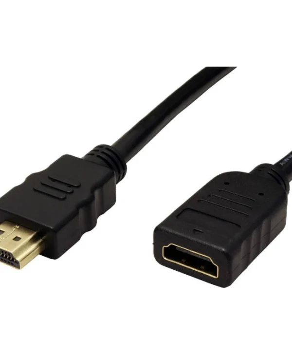 Value HDMI 1.4 Cable HDMI male - HDMI female 3m Μαύρο 11.99.5576