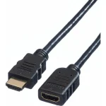 Value HDMI 1.4 Cable HDMI male - HDMI female 3m Μαύρο 11.99.5576 - Image 2