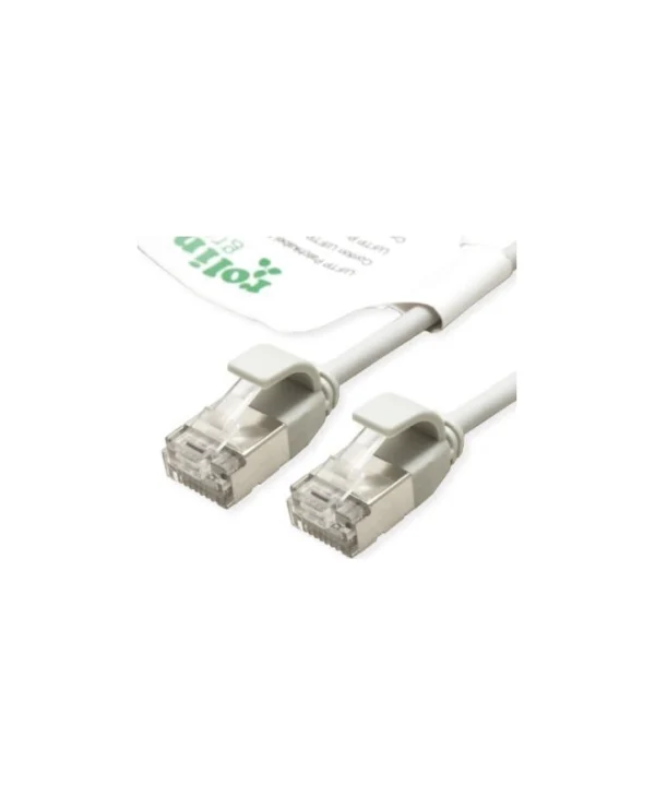 Roline F/UTP Cat.6a Καλώδιο Δικτύου Ethernet 0.3m Πράσινο 1τμχ 21.44.3301
