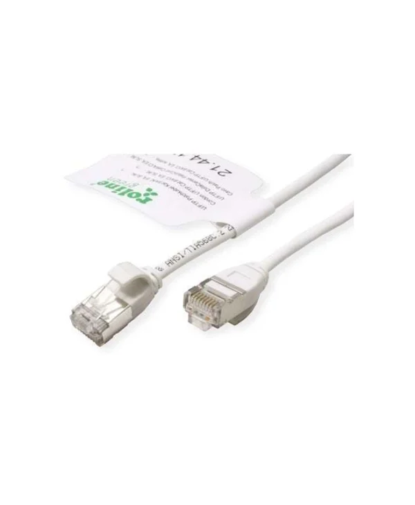 Roline F/UTP Cat.6a Καλώδιο Δικτύου Ethernet 1m Πράσινο 1τμχ 21.44.1701