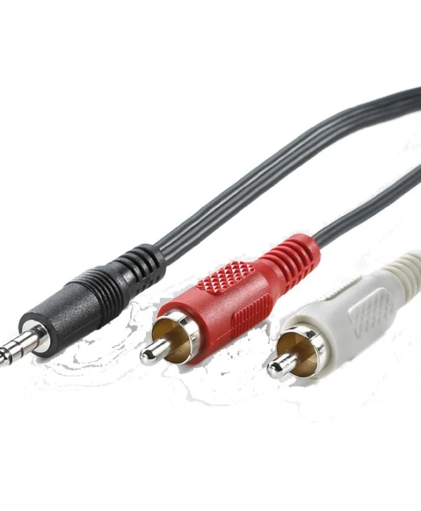 Roline Καλώδιο 3.5mm male - RCA male Μαύρο 1.5m (11.09.4341)