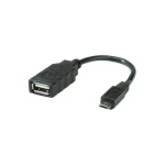 Roline Μετατροπέας micro USB male σε micro USB female 1τμχ (11.02.8311)
