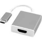 Roline Μετατροπέας USB-C male σε HDMI female Ασημί 1τμχ 12.03.3210-10