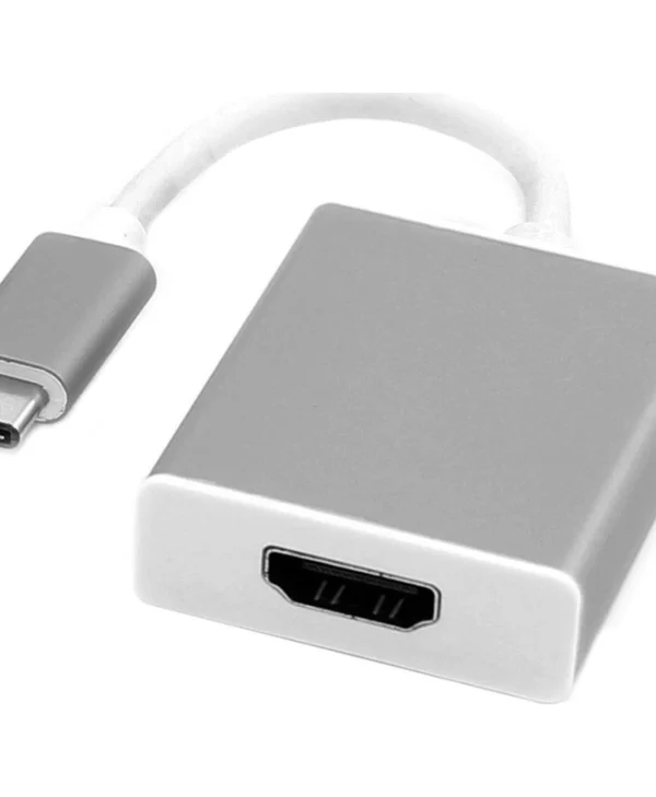 Roline Μετατροπέας USB-C male σε HDMI female Ασημί 1τμχ 12.03.3210-10
