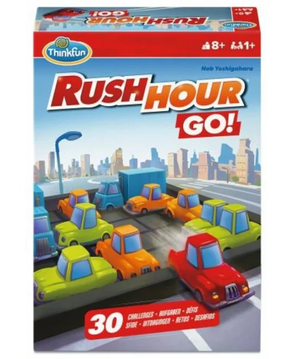 Επιτραπέζιο Παιχνίδι Rush Hour Go για 1+ Παίκτες 8+ Ετών (EN) Think Fun 76680
