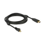 DeLock Cable mini DisplayPort male - HDMI male 3m Μαύρο (83731) - Image 2