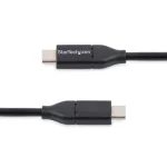 StarTech USB 2.0 Cable USB-C male - USB-C male Μαύρο 0.5m (USB2CC50CM) - Image 5