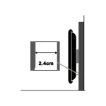 Βάση Τοίχου Τηλεόραση Lcd Plasma Value Value Χαμηλό Προφίλ 17.99.1214 - Image 2