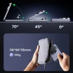 Ugreen Ασύρματος Φορτιστής (Qi Pad) 25W Γκρι (W707) 45025 - Image 5