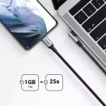 Ugreen US334 Braided USB 2.0 Cable USB-C male - USB-C 100W Μαύρο 2m (70645) - Image 5
