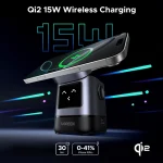 Ugreen Ασύρματος Φορτιστής Qi2 15W Power Delivery Μαύρος (W709) 45775 - Image 6