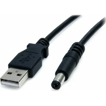 StarTech USB 2.0 Cable USB-A male - DC 5.5mm Μαύρο 2m (USB2TYPEM2M)
