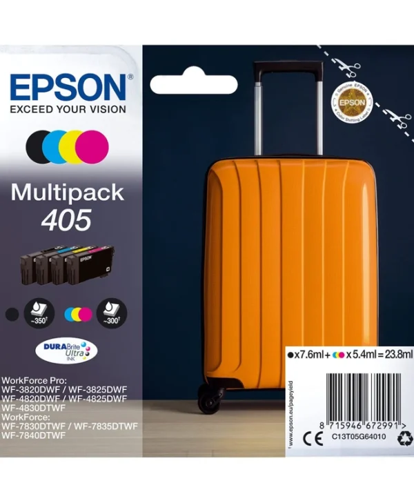 Epson Γνήσιο Μελάνι Εκτυπωτή InkJet Πολλαπλό (Color) (C13T05G64020)