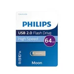 Philips Moon 64GB USB 2.0 Stick Ασημί FM64FD160B/00 - Image 3