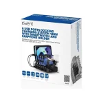 Ewent Βάση Φόρτισης με 2 Θύρες USB-A και 4 Θύρες USB-C 130W Power Delivery / Quick Charge 3.0 σε Μαύρο χρώμα (EW1335) 435344 - Image 2