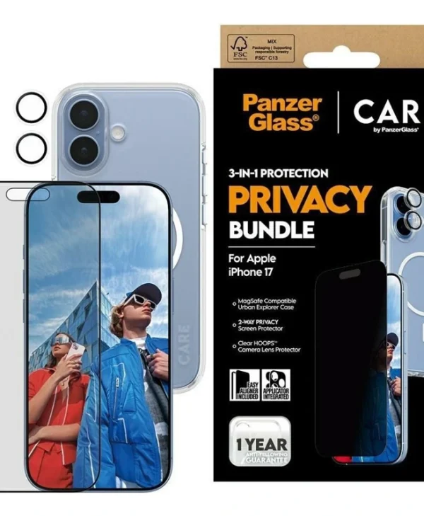 PanzerGlass Privacy Screen Protector (iPhone 17) CR55929