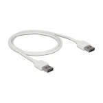 DeLock USB 2.0 Cable USB-A male - USB-A male Λευκό 1m 85193 - Image 2