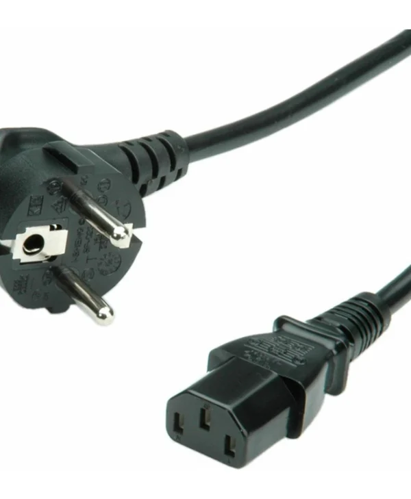 Roline Schuko - IEC C13 Cable 3m Μαύρο 19.08.1030-50