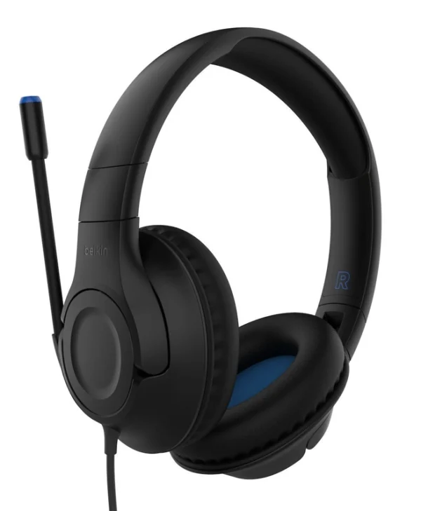 Belkin Inspire On Ear Gaming Headset με σύνδεση 3.5mm / USB ENA011HQBK