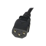 StarTech IEC C14 - IEC C13 Cable 1m Μαύρο PXT1001M - Image 3