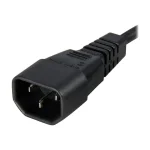StarTech IEC C14 - IEC C13 Cable 1m Μαύρο PXT1001M - Image 4