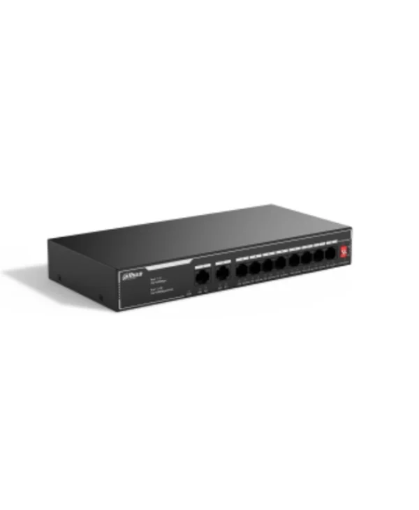 Dahua SF1010LP Unmanaged L2 PoE+ Switch με 8 Θύρες Ethernet