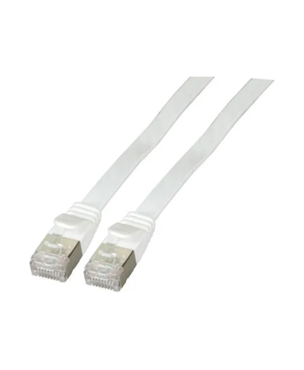 EFB U/UTP Cat.6a Καλώδιο Δικτύου Ethernet 0.5m Λευκό 1τμχ K8107WS.0,5