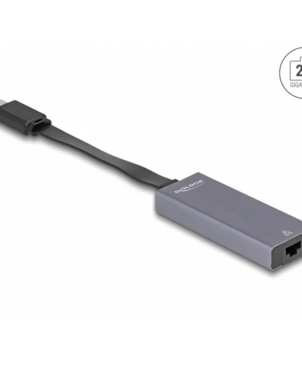 Delock Usb 3.1 Type C To 2.5 Gigabit Lan Slim Adapter Delock 66248