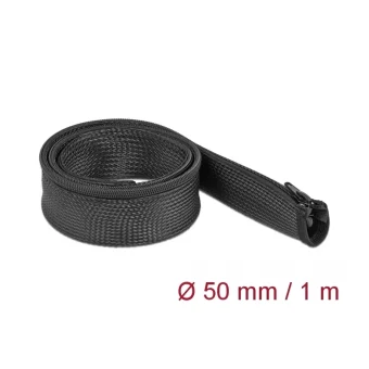 DeLock Δεματικό Καλωδίων 1000x50mm Μαύρο 1τμχ 19166